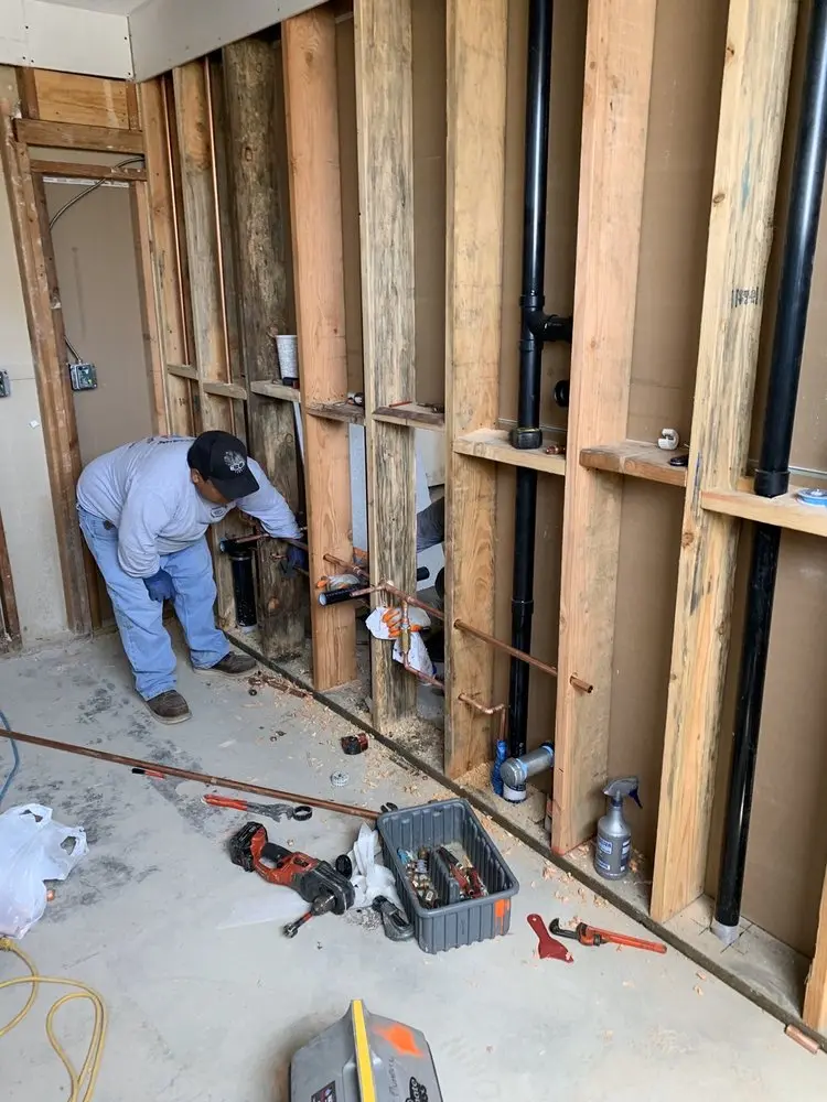 Commercial rough-in plumbing for Gas Line Repair in Northpark Square